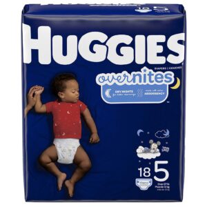 Huggies? OverNites Diaper, Size 5 - Image 1