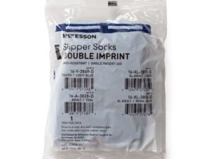 McKesson Slipper Socks, Double Tread, Extra Large, Dark Blue - Image 6