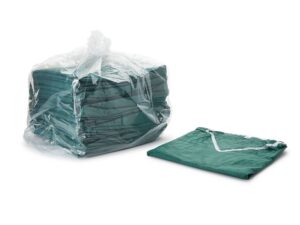 Graham Medical Short Sleeve Scrub Shirt, Green, Medium - Image 3