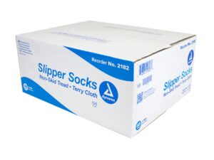 dynarex? Single Tread Slipper Socks, Large, Blue - Image 5