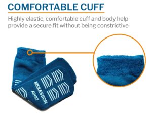 McKesson Slipper Socks, Single Tread, Adult, Teal - Image 5