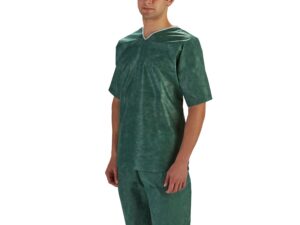 Disposable Scrub Pants, Dark Green, 2X Large - Image 1