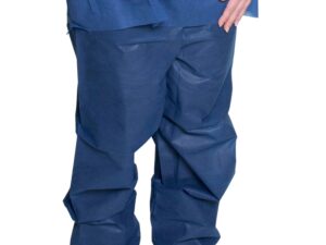 Dukal Scrub Pants, Spunbond Polypropylene, Medium, Dark Blue - Image 1