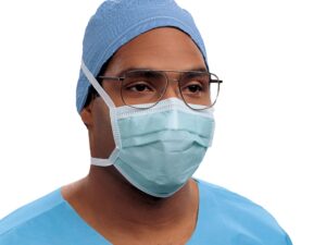 Halyard Anti-Fog Surgical Mask, Green - Image 1