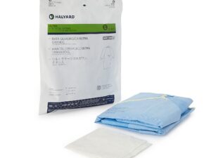 Halyard Ultra Nonreinforced Surgical Gown with Towel, Large - Image 1