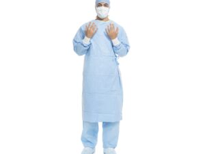 Aero Blue Surgical Gown with Towel, X-Large - Image 1
