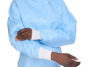 Aero Blue Surgical Gown with Towel, Large - Image 4