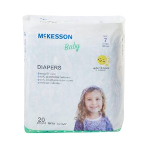 McKesson Baby Diaper, Size 7 for Children weighing 41+ lbs. - Image 7