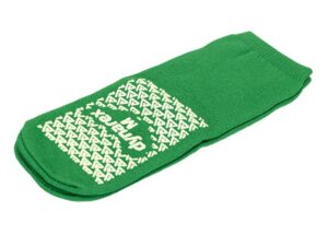 dynarex? Single Tread Slipper Socks, Medium, Green - Image 2