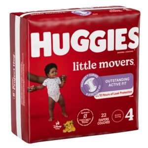 Huggies? Little Movers? Diaper, Size 4 - Image 1