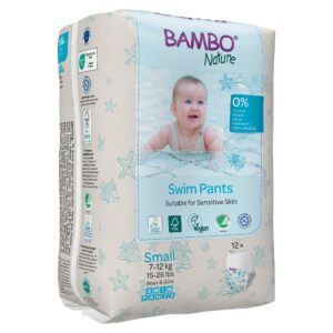 Bambo Nature Swim Pants, Small, for Babies weighing 15 to 26 lbs. - Image 3