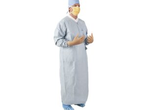 Aero Chrome Surgical Gown with Towel, Large - Image 2