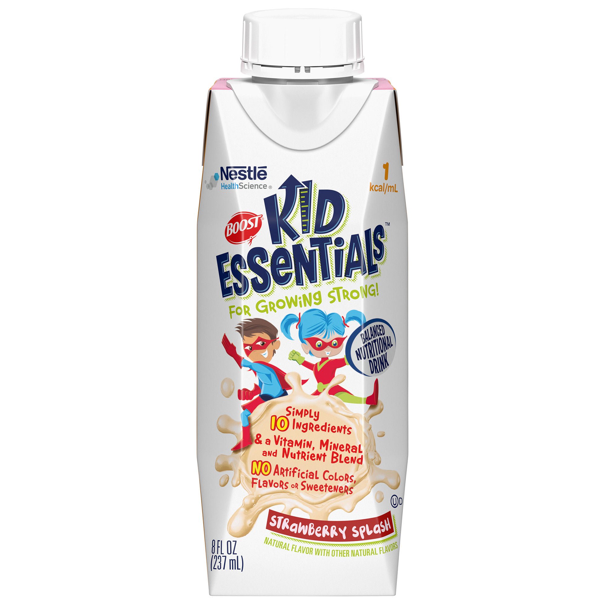 Boost? Kid Essentials? Balanced Nutritional Drink, Strawberry, 8-ounce Carton