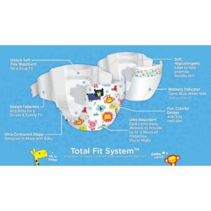 Attends Comfees Premium Baby Diapers, Moderate-Absorbent, Size 7 - Image 5