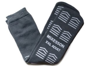 McKesson Slipper Socks, Double Tread, 2X-Large, Gray - Image 1