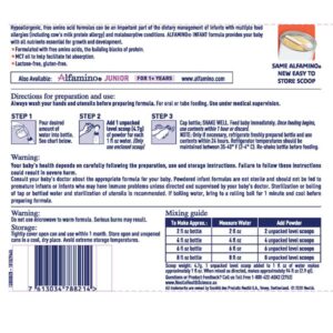 Alfamino? Powder Amino Acid Based Infant Formula with Iron, 14.1-ounce can - Image 3