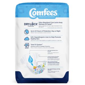 Attends Comfees Premium Baby Diapers, Moderate-Absorbent, Size 7 - Image 3