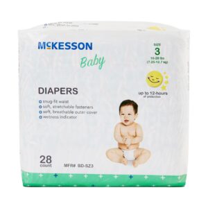 McKesson Baby Diapers, Size 3 for Babies weighing 16 ? 28 lbs. - Image 7