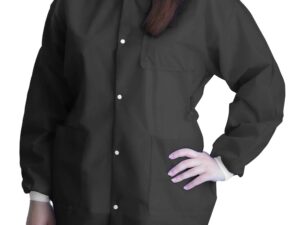 FitMe? Lab Jacket, Black, Medium - Image 1