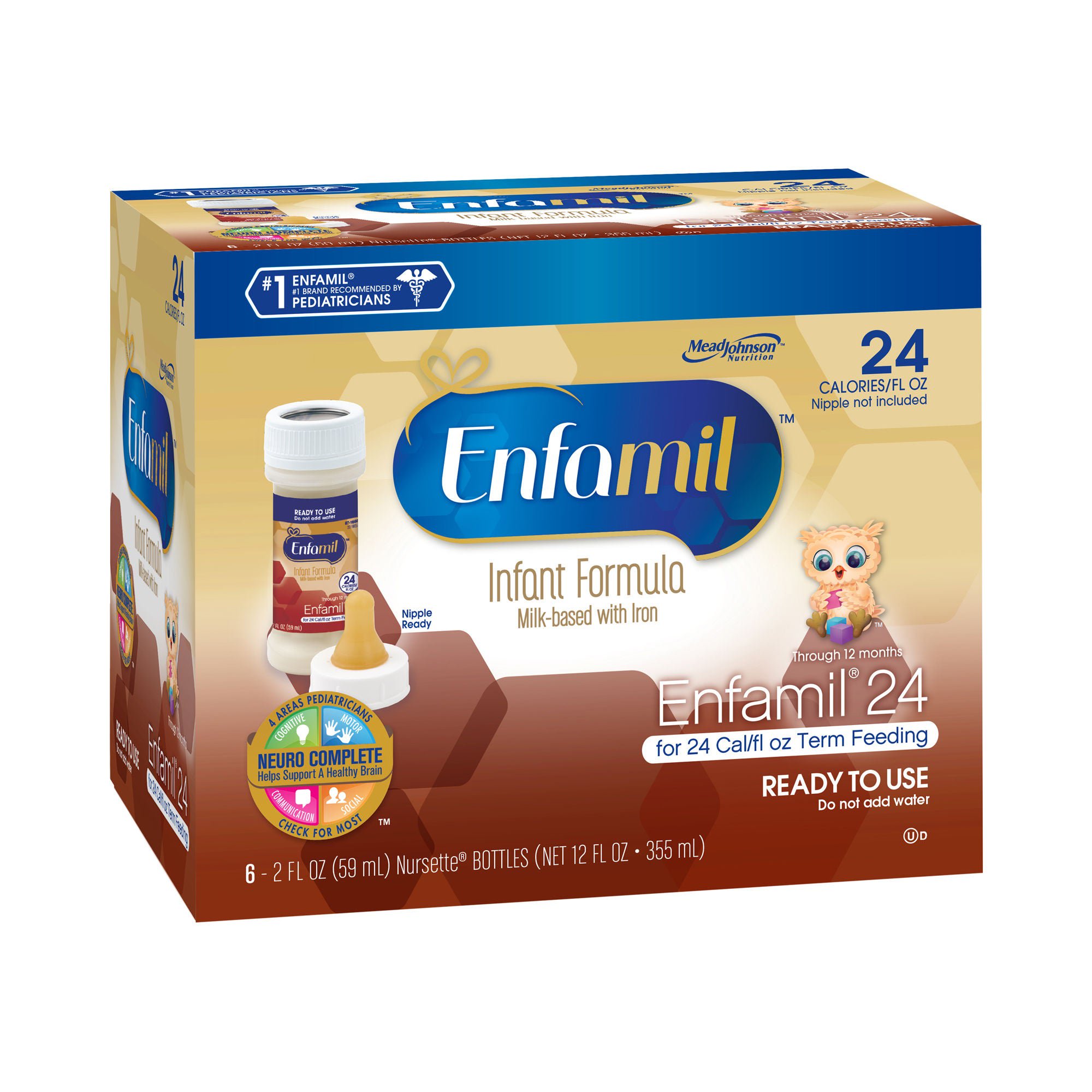 Enfamil? 24 Ready to Use Infant Formula, 2-ounce bottle