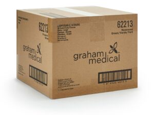 Graham Medical Short Sleeve Scrub Shirt, Green, Large - Image 6
