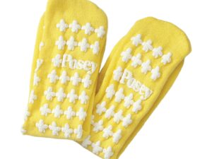 Posey? Fall Management Slipper Socks, Yellow, One Size Fits Most - Image 1