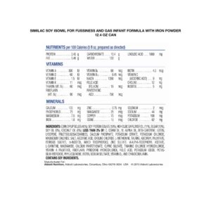 Similac? Soy Isomil? For Fussiness and Gas Powder Infant Formula, 12.4-ounce can - Image 3