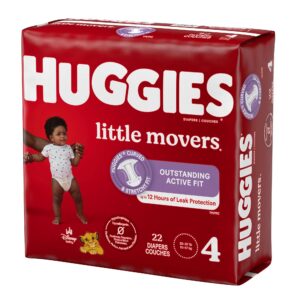 Huggies? Little Movers? Diaper, Size 4 - Image 2