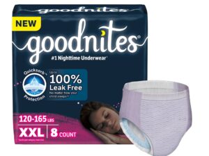GoodNites? Nighttime Underwear for Girls, 2X-Large - Image 1