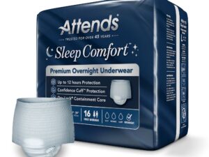 Attends? Sleep Comfort Premium Overnight Underwear, Large, 44 ? 58 Inches - Image 2