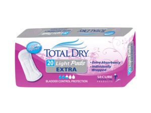 TotalDry? Light Absorbency Bladder Control Pad, 11-Inch Length - Image 1