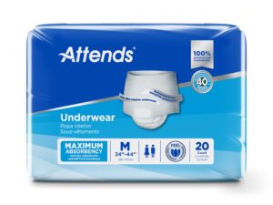 Attends? Maximum Absorbent Underwear, Medium - Image 2