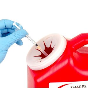Mail System? Pro-Tec? Mailback Sharps Collector, 1 Gallon, 9 x 6 x 7.5 Inch - Image 2