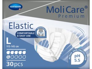 MoliCare? Premium Elastic 6 Drop Absorbency Incontinence Briefs, Large - Image 3