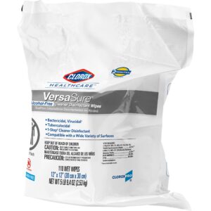 Clorox Healthcare? VersaSure? Cleaner Disinfectant Wipes, Refill Pouch - Image 2