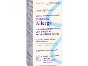 Foster & Thrive? Children's Allergy Loratadine Oral Solution, Grape Flavor - Image 5