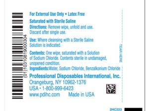 Hygea? Unscented Saline Wipe, Individual Packet - Image 5