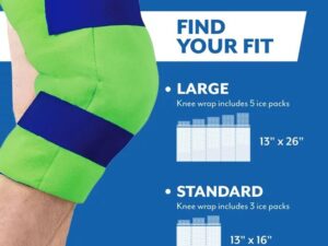 Polar Ice? Cold Pack with Wrap for Knee, Standard Size - Image 9