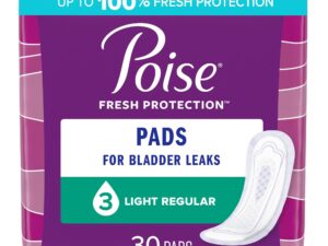 Poise? Bladder Control Pads, Light Absorbency, Regular Length - Image 1