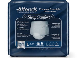 Attends? Sleep Comfort Premium Overnight Underwear, Large, 44 ? 58 Inches - Image 4