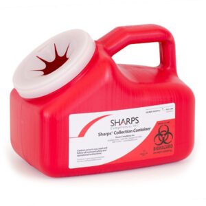 Mail System? Pro-Tec? Mailback Sharps Collector, 1 Gallon, 9 x 6 x 7.5 Inch - Image 4