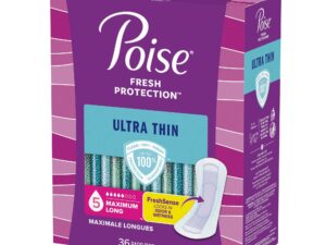 Poise? Fresh Protection? Ultra Thin Pads, Maximum Long - Image 2