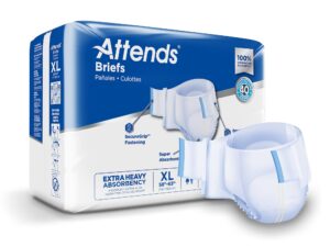 Attends? Extra Heavy Absorbency Briefs, Extra Large - Image 1