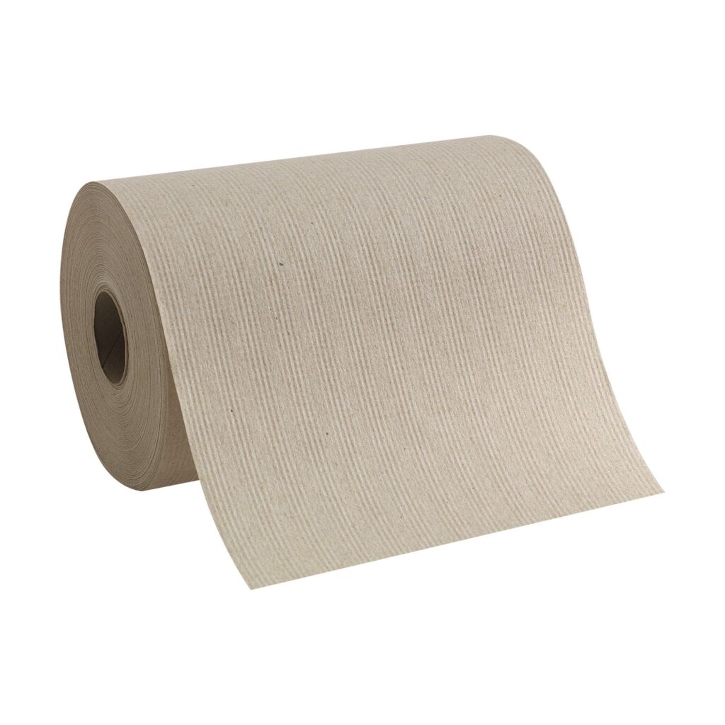 Pacific Blue Basic? Brown Paper Towel, 7-7/8 Inch x 350 Foot, 12 Rolls per Case