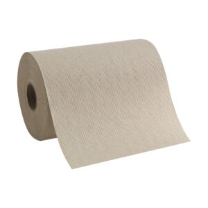 Pacific Blue Basic? Brown Paper Towel, 7-7/8 Inch x 350 Foot, 12 Rolls per Case - Image 1