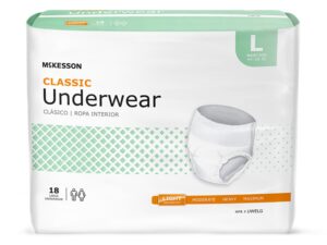 McKesson Classic Light Absorbency Incontinence Underwear, Large - Image 1