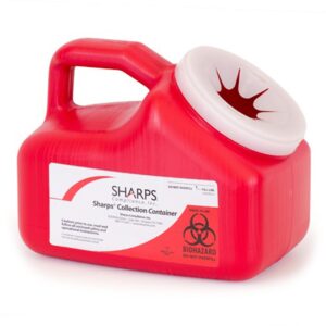 Mail System? Pro-Tec? Mailback Sharps Collector, 1 Gallon, 9 x 6 x 7.5 Inch - Image 3