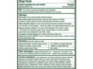 Dulcolax? Bisacodyl Laxative - Image 2
