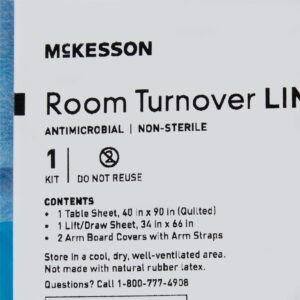 McKesson Room Turnover Kit ? Arm Board Covers, Table Sheet and Lift/Draw Sheet - Image 4