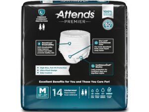 Attends? Premier Underwear, Heavy Absorbency, Medium, 34 to 44 Inch Waist/Hip - Image 4